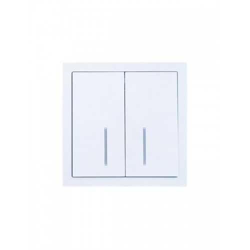 Выключатель 2-кл. с индик. СП ZIMA IP20 10А безвинт. зажим бел. LEZARD 704-0288-112QC