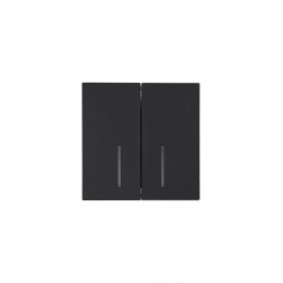 Выключатель 2-кл. с индик. СП ZIMA IP20 10А безвинт. зажим черн. бархат LEZARD 704-4288-112QC