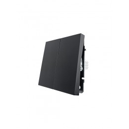 Выключатель 2-кл СП ZIMA IP20 10А безвинт. зажим черн. бархат LEZARD 704-4288-101QC