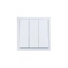 Выключатель 3-кл. СП ZIMA IP20 10А безвинт. зажим бел. LEZARD 704-0288-109QC