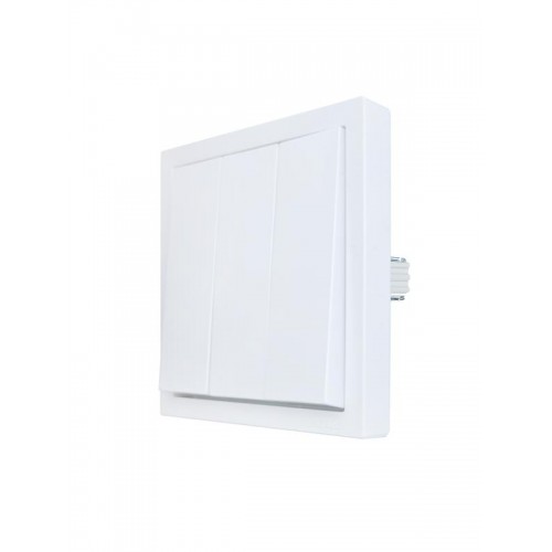 Выключатель 3-кл. СП ZIMA IP20 10А безвинт. зажим бел. LEZARD 704-0288-109QC