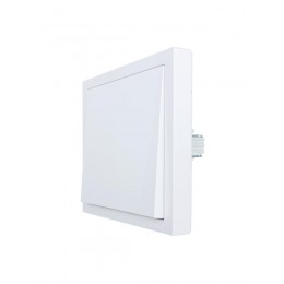 Выключатель 1-кл. СП ZIMA IP20 10А безвинт. зажим бел. LEZARD 704-0288-100QC