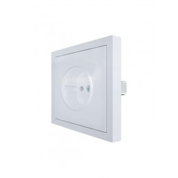 Розетка 1 мест. б/з СП ZIMA IP20 16А ПБТ безвинт. зажим бел. LEZARD 704-0288-121BQC