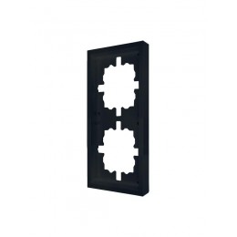 Рамка 2-мест. горизонт. ZIMA черн. бархат LEZARD 704-4200-147