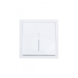 Выключатель проходной 1-кл. с индик. СП ZIMA IP20 10А безвинт. зажим бел. LEZARD 704-0288-114QC