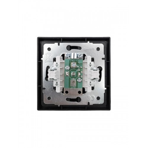 Розетка ТВ оконечная СП ZIMA IP20 черн. бархат LEZARD 704-4288-130