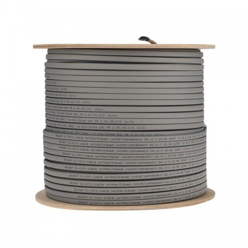 Кабель греющий (нагрев.) саморег. SRL16-2 неэкранированный 16Вт/м 0.88кв.мм/105м 300м Rexant 51-0274
