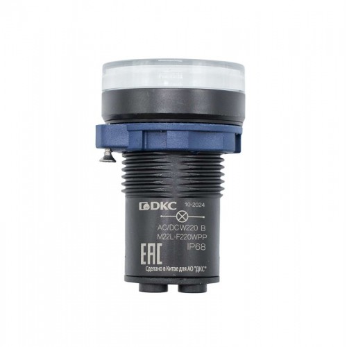 Индикатор сигнальный со встроенным диодом 220В зел. DKC M22L-F220GPP