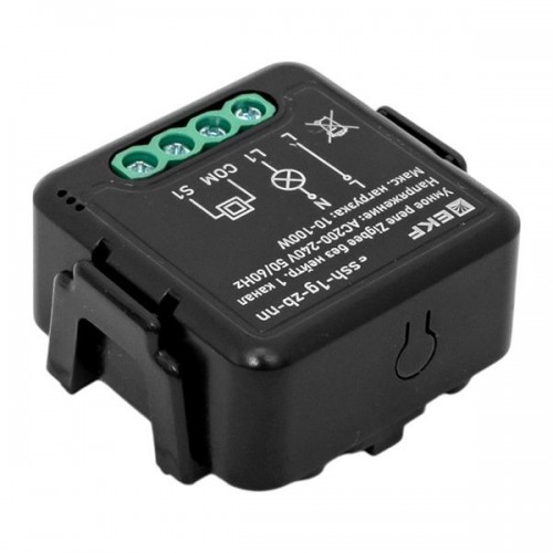 Реле умное в подрозетник 1-канальное Zigbee Connect Select без нейтрали EKF ssh-1g-zb-nn