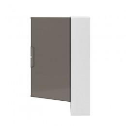 Щиток настенный 36мод. IP41 с тонированной дверцей с шинами PEN 2шт 8 отверст.+2шт 10 отверст. бел. DKC F36W1WD