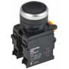 Кнопка d22мм 1НО+1НЗ MASTER с фиксацией черн. IEK MI-BT60-11T-3-21-K02