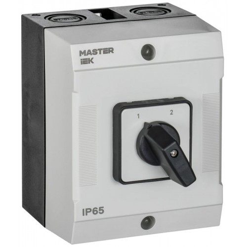 Переключатель кулачковый 16А (сх. 56) в боксе стандартная рукоятка IEK MI-CS20-016-056