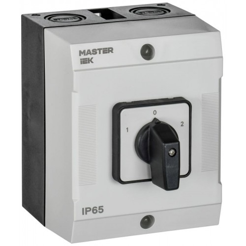 Переключатель кулачковый 25А (сх. 53) в боксе стандартная рукоятка IEK MI-CS20-025-053