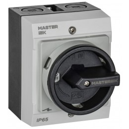 Переключатель кулачковый 10А (сх. 10) в боксе закрытая рукоятка IEK MI-CS21-010-010