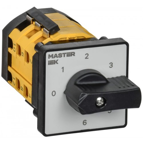 Переключатель кулачковый 10А (сх. 111) стандартная рукоятка IEK MI-CS10-010-111