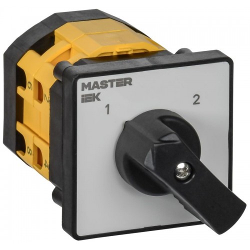 Переключатель кулачковый 10А (сх. 55) стандартная рукоятка IEK MI-CS10-010-055