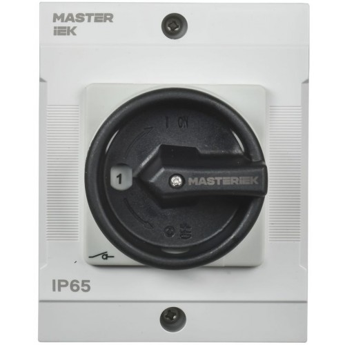 Переключатель кулачковый 10А (сх. 55) в боксе закрытая рукоятка IEK MI-CS21-010-055