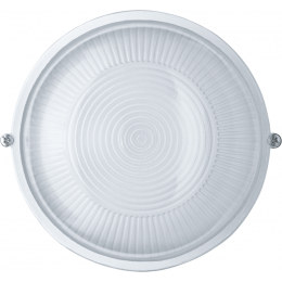 Светильник ЛОН 94 802 NBL-R1-60-E27/WH 1х60Вт E27 IP54 (аналог НПБ 1301 бел. круг 60Вт) Navigator 94802