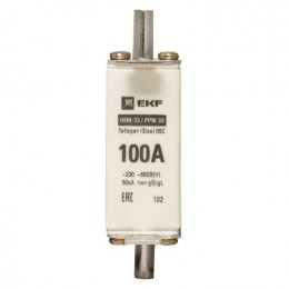 Вставка плавкая ППН-33 100/100А 50кА габарит 00С PROxima EKF fus-33/100