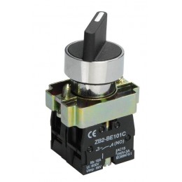 Переключатель LAY5-BD33 на 3 полож. 2НО черн. I-O-II станд. ручка KARAT IEK BSW60-BD-3-K02