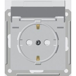 Розетка 1-м СП W59 Aqua 16А IP44 с заземл. защ. шторки механизм бел. SE RS16-152B-1-86