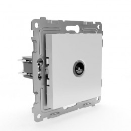 Розетка TV проходная СП Pixel 4DB механизм бел. TOKOV ELECTRIC TKE-PX-A1P-C01