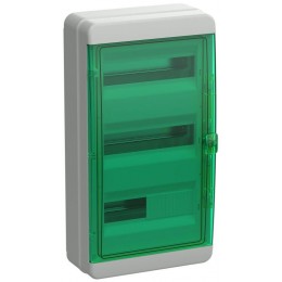 Корпус КМПн-36 TEKFOR IP65 зел. прозр. дверь пластик. IEK TF5-KP72-N-36-65-K03-K06