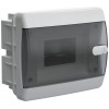 Корпус ЩРВ-П-6 UNION Compact IP41 черн. прозр. дверь пластик. IEK UIC-KP12-V-06-41-K01