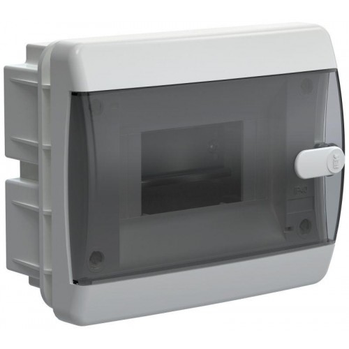 Корпус ЩРВ-П-6 UNION Compact IP41 черн. прозр. дверь пластик. IEK UIC-KP12-V-06-41-K01