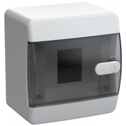 Корпус ЩРН-П-4 UNION Compact IP41 черн. прозр. дверь пластик. IEK UIC-KP12-N-04-41-K01