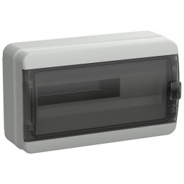 Корпус пластиковый КМПн-18 IP65 черн. прозр. дверь TEKFOR IEK TF5-KP72-N-18-65-K03-K02