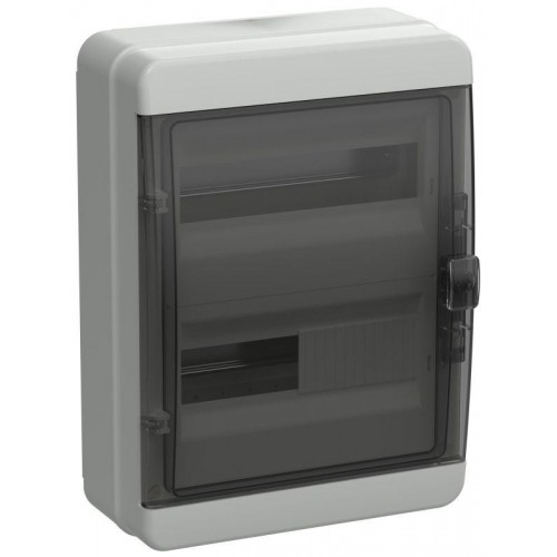Корпус КМПн-24 TEKFOR IP65 черн. прозр. дверь пластик. IEK TF5-KP72-N-24-65-K03-K02
