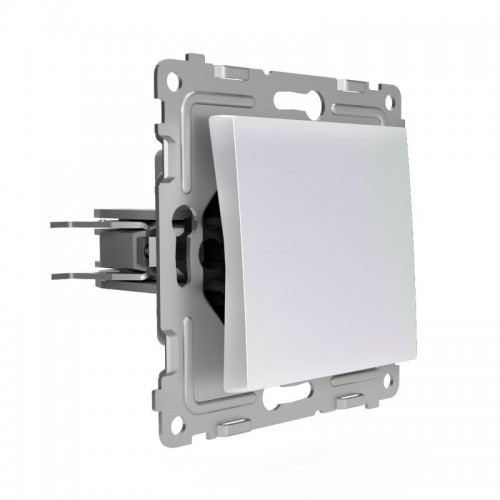 Выключатель 1-кл. СП Pixel 10А IP20 механизм перламутр. TOKOV ELECTRIC TKE-PX-V1-C04
