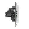 Розетка TV оконечная СП Pixel 1DB механизм перламутр. TOKOV ELECTRIC TKE-PX-A1O-C04