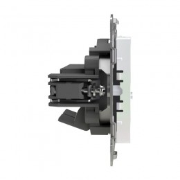 Розетка компьютерная 2-м СП Pixel RJ45 кат.5E механизм перламутр. TOKOV ELECTRIC TKE-PX-RC2-C04