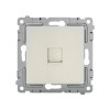 Розетка телефонная 1-м СП Pixel RJ11 механизм беж. TOKOV ELECTRIC TKE-PX-RT1-C02