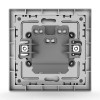 Выключатель 2-кл. СП Pixel 10А IP20 в сборе алюм. TOKOV ELECTRIC TKE-PX-V2F-C03
