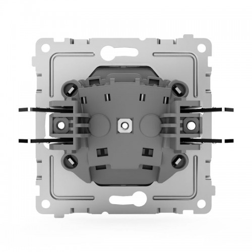 Розетка 1-м СП Pixel 16А IP20 без заземл. механизм алюм. TOKOV ELECTRIC TKE-PX-R1-C03