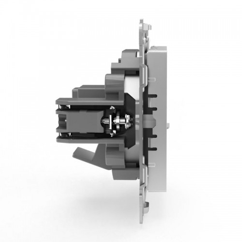 Розетка компьютерная 1-м СП Pixel RJ45 кат.5E механизм алюм. TOKOV ELECTRIC TKE-PX-RC1-C03