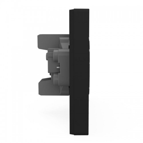 Розетка 2-м СП Pixel 16А IP20 без заземл. в сборе карбон TOKOV ELECTRIC TKE-PX-R2F-C14