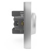 Розетка 2-м СП Pixel 16А IP20 с заземл. защ. шторки в сборе алюм. TOKOV ELECTRIC TKE-PX-R2FZSF-C03