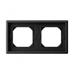 Рамка 2-м ArtGallery IP44 карбон SE GAL441002