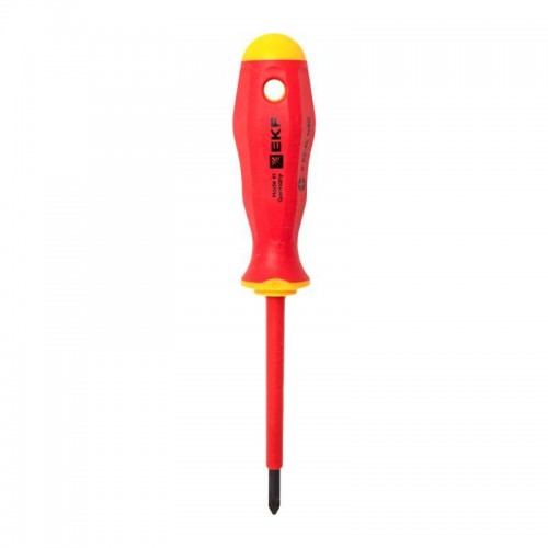 Отвертка Professional PZ-FL1х80мм VDE 1000В EKF pz-fl-1-80-pro-in