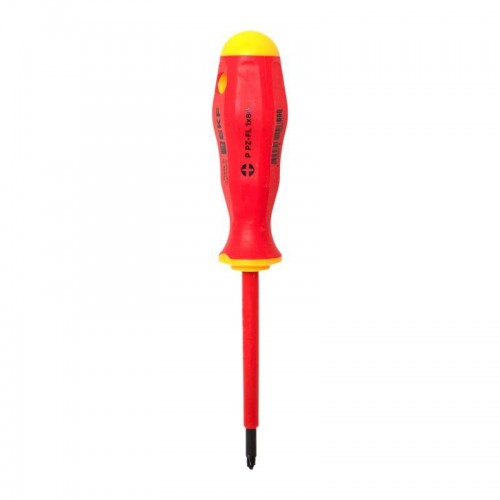 Отвертка Professional PZ-FL1х80мм VDE 1000В EKF pz-fl-1-80-pro-in