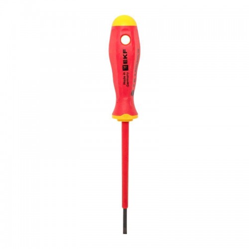 Отвертка Professional SL2.5х0.4мм VDE 1000В EKF sl-2.5-0.4-pro-in