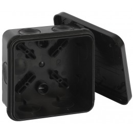 Коробка распределительная ОП 85х85х45мм двухкомпонентн. 8 вводов IP65 черн. Ruvinil 67240Ч