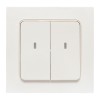 Выключатель 2-кл. Стокгольм Умный бел. Zigbee Сonnect EKF RCV-ST2-WD-ZB