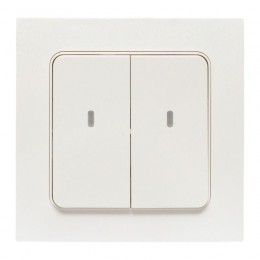 Выключатель 2-кл. Стокгольм Умный бел. Zigbee Сonnect EKF RCV-ST2-WD-ZB
