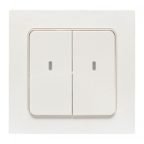 Выключатель 2-кл. Стокгольм Умный бел. Zigbee Сonnect EKF RCV-ST2-WD-ZB