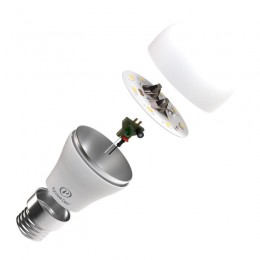 Лампа светодиодная RS G45 E27 8W 220-240V 2700К 8Вт 800лм Ra 90 шар Русский Свет 15010445048